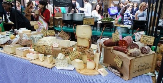 Cheese at Broadway Market1 e1342781754473 The London Street Food Guide